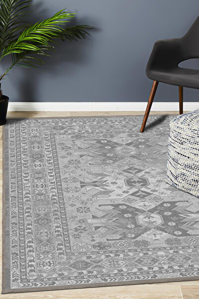 Dekoratij Eskitme Klasik Desen Kaymaz Taban Şönil Dokuma Dijital Baskı Kilim