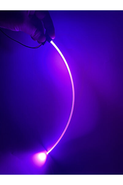 OEM Lumini ambientale Roz cu o sursa LED si 1m Fibra optica - FK-S1M1L-PINK