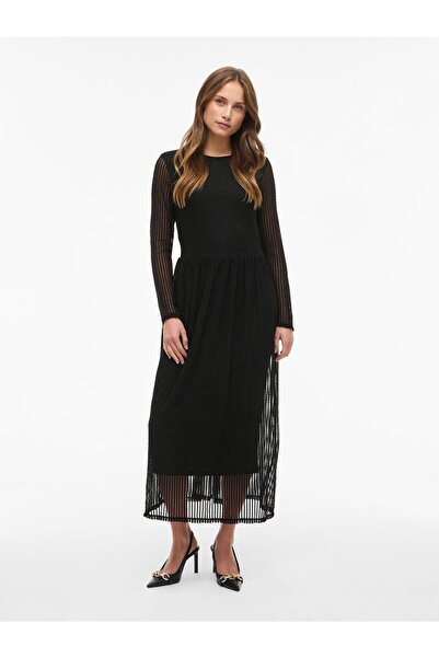 VILA Maxikleid VITONA Langarm