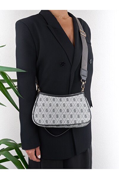 Shift Co Farme Monogram Black Crossbody Bag