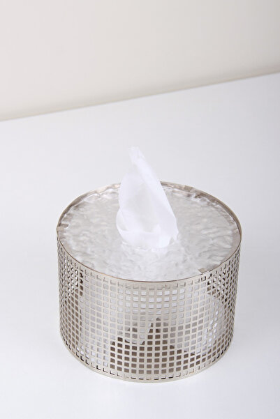 Generic A round tissue box with a stylish, modern design – a touch of beauty in every corner.