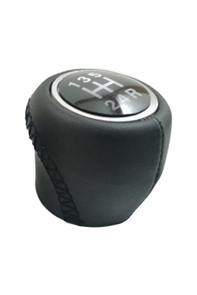 AutoAll لينيا بونتو مقبض ناقل الحركة جلد أسود 5 أمامي