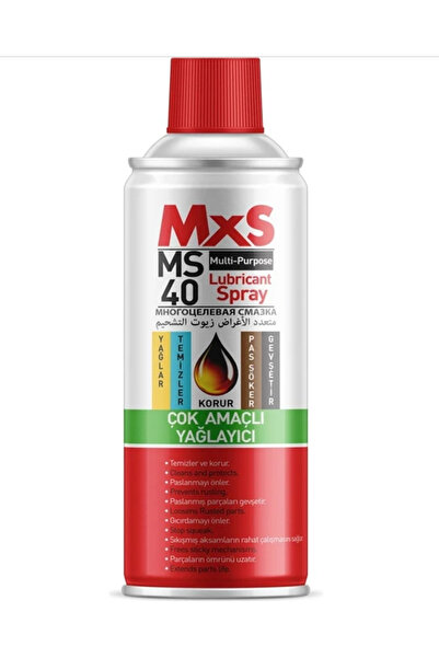 Genel Markalar MXS MS40 Çok Amaçlı Pas Sökücü Yağlayıcı ve Koruyucu Bakım Spr...