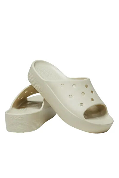Crocs Bone Elegance Platform Slides
