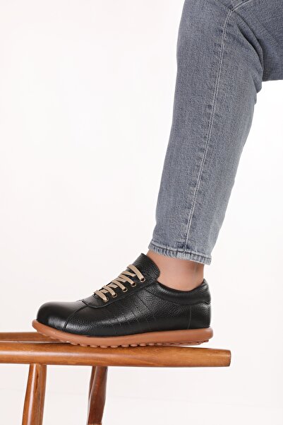 Gondol Внутрішня частина Зовнішня частина Натуральна шкіра Повсякденне Зручне Взуття Pelotaz Чорний