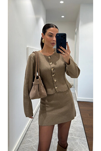 My Blog Mink Knitwear Skirt Set - 0611