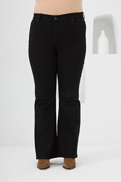 RMG Women's Flared Plus Size Jeans