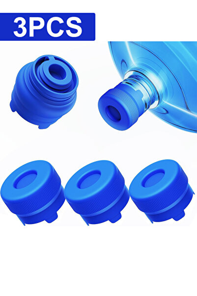 DMYRDH Reusable Silicone 3 & 5 Gallon Water Jug Replacement Cap for 55mm Standard Screw Crown Top Bottles