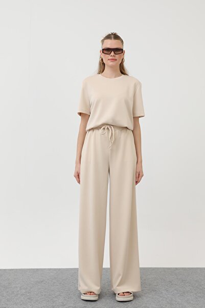 Soul Women's Basic Tracksuit Set - 32155Tks - Sand Beige