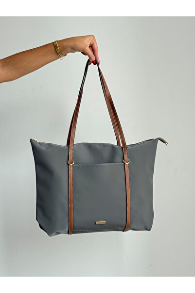 KIRASE Women's Striped Shopperr Model Hand and Shoulder Bag