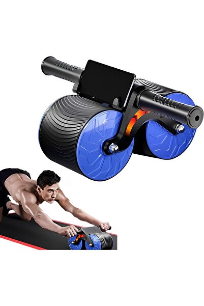 Arabest Auto Rebound Ab Wheel, Abdominal Exercise Roller Wheel, Core Exercise Equipment with Phone Holder,