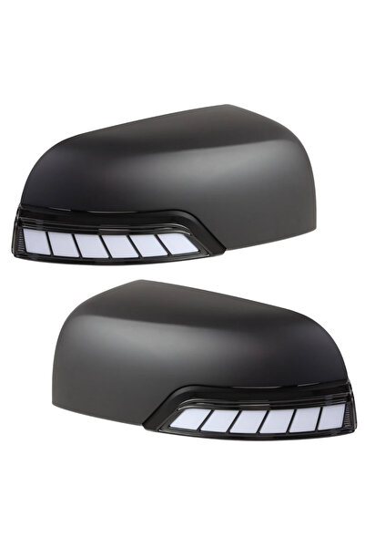 OEM Set 2 capace oglinda LED dinamice negru mat Ford Ranger T6, T7, T8 2012-2...