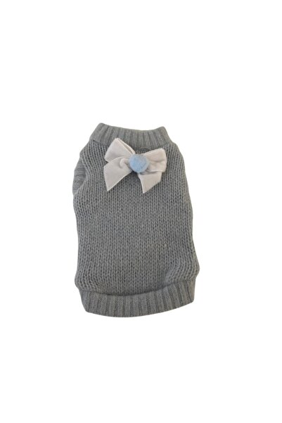 Charlotte's Dress Pulover pentru căței cu pompon - Albastru