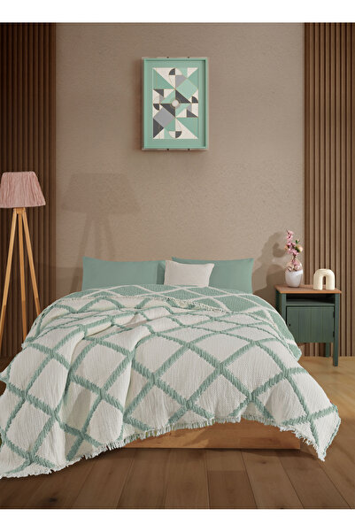 luxtex Double-Sided, Diamond Patterned, 5-Layer, Filled Muslin Blanket, Quilt, 220 X 240 cm