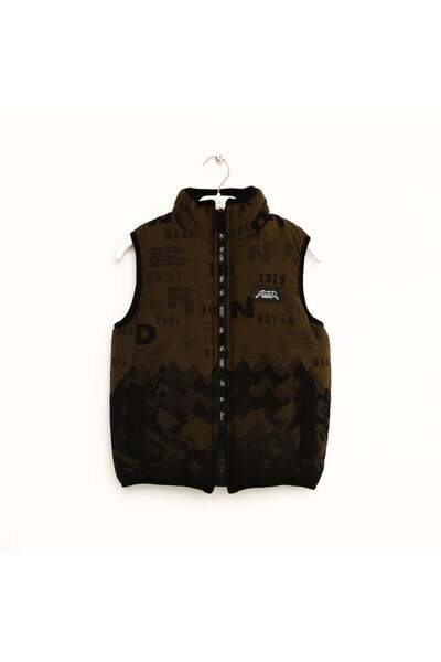 NANİCA Boy's double-sided patterned vest 6-16 years old