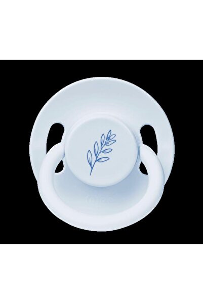 Wee Baby Pure Yuvarlak Uçlu Kauçuk Emzik No:1 0-6 ay Mavi