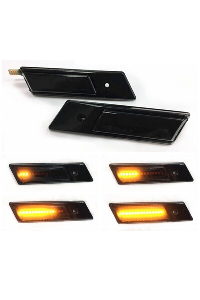 OEM Set 2 Semnalizari Aripa LED Dinamice BMW E36, E32, E34, E30, E24, E28 - D...