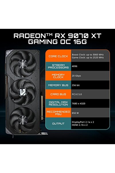 Gigabyte GV-R9070XTGAMING OC-16GD