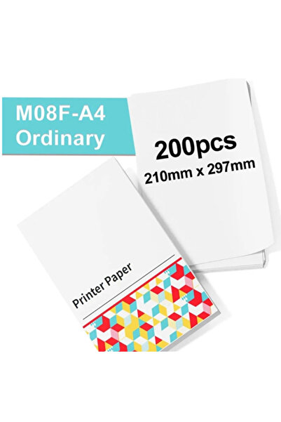 EHOME ورق حراري A4، ورق طابعة حرارية M08F متوافق مع طابعات PhomemoM08F/M832/S821