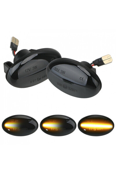 OEM Set 2 Semnalizari Aripa LED Dinamice pentru Smart ForTwo W450, W452 - D03...