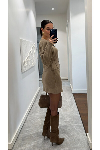 My Blog Mink Knitwear Skirt Set - 0611