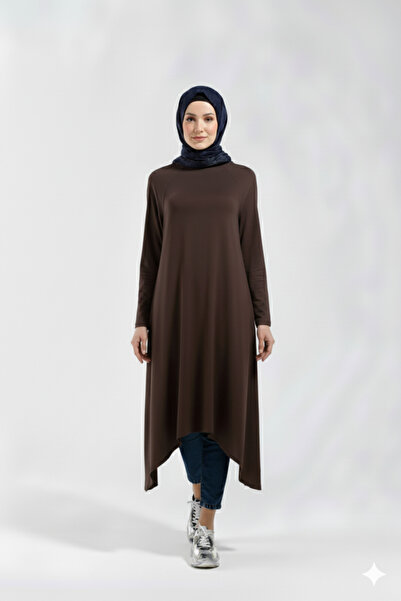 Plistre 1220 Asymmetrical Cut Hijab Tunic