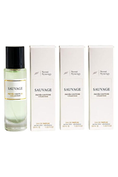 Scent Synergy Pack of 3 SUAVAGE Eau De Perfume Long Lasting High Concentratio...