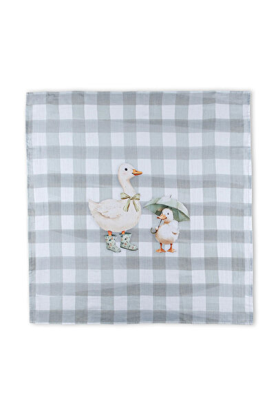 Plume Ceramic Home 100% Cotton Baby Muslin Blanket 95X95 - Set of 2 Blankets