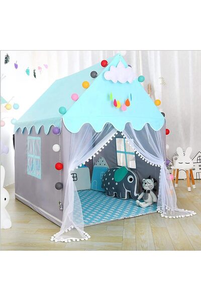 Yelajoy Kids Play Tent,Princess Castle,with Window Lace Curtains,Indoor for C...