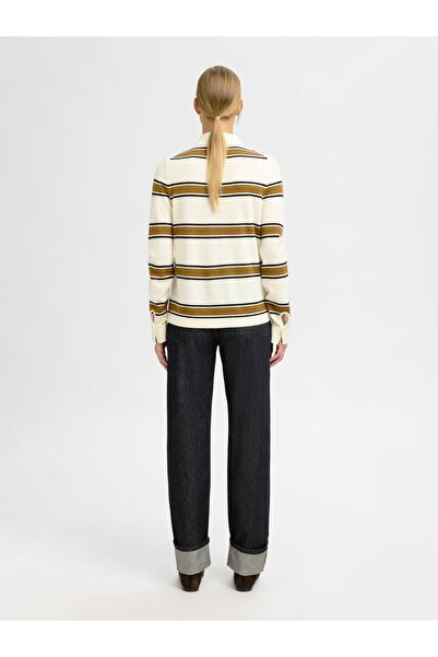 SELECTED Langarm-Poloshirt 100% Merinowoll