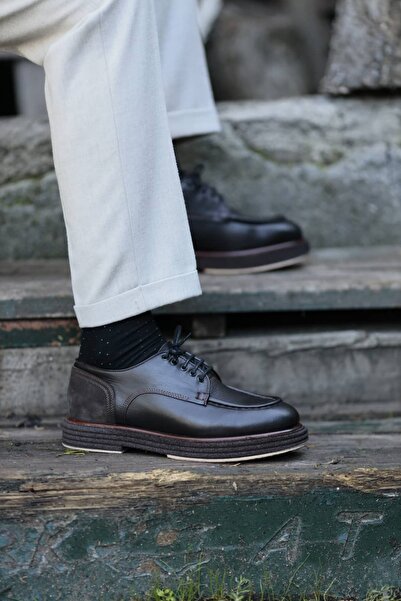 Faruk balkanas Mathew Model Imported Sole Floater Leather Casual Shoes