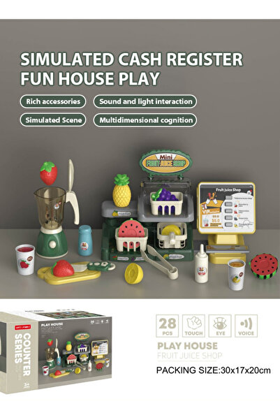 Generic Children's Pretend Kitchen Toys InteractiveCash Register Juice Set Boys Girls Holiday BirthdayGifts