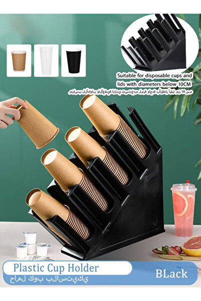 Generic Plastic cup holder, suitable for stores and parties, compatible with kitchens and dining rooms.