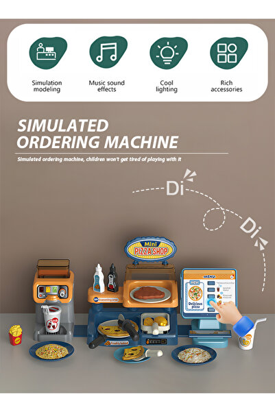 Genericer Children's cash register kitchen toy toys Girl's and Boy Game The best gifts for holidays birthdays