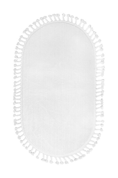 Dijidekor ΛΟΥΤΡΙΝΟ Οβάλ ΧΑΛΙ ΜΕ ΦΛΑΝΤΖΑ ΛΕΥΚΟ ΧΡΩΜΑ Σβήσιμο 80x250