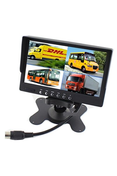 OEM Display auto de 7" cu 4 canale, 12V - 24V, D710 cu telecomanda