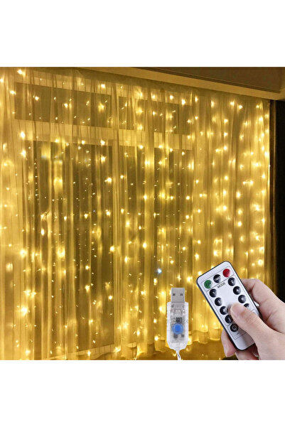 EVİST GÜN IŞIĞI ( 3X3MT ) ( USB & KUMANDALI ) TEL PERDE LED & DEKOR LAMBA