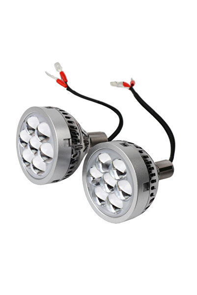 OEM Set 2 proiectore LED 3" pentru faza lunga auto / moto cu lumina de z...