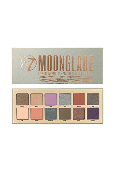 w7 Moonglade Eyeshadow Palette - 12 Highly Pigmented Shades (Matte & Shimmer)