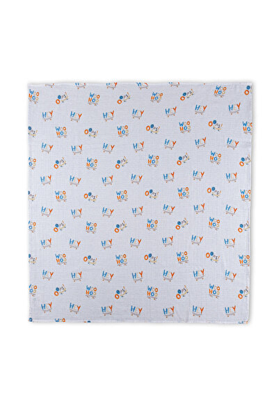 Plume Ceramic Home 100% Cotton Baby Muslin Blanket 95X95 - Set of 2 Blankets