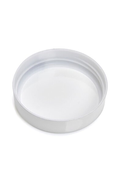 zeller glass storage jar with metal lid and silicone gasket, 600 ml, white