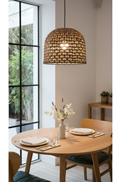 Lorena Home Decor Hasır Avize aydınlatma