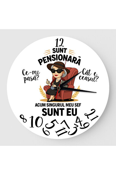 LexDeco Gift Wall Clock – Stylish Retiree