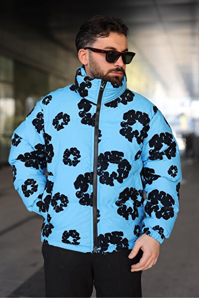 RHONES Men's Stick Collar Winter Flock Coat