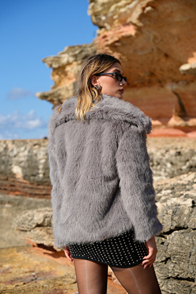ASEDE Fw26 Premium New Special Series Soft Texture Lining Pocketed Shawl Collar Fur Coat