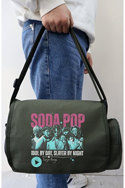 Fuddy Moda Unisex Kpop Demon Hunters Soda Pop Sajaboys Printed Messenger Bag