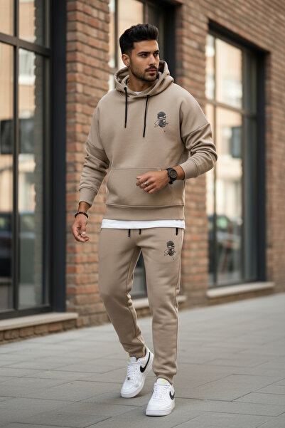 dehaine Men's tracksuit, sweatshirt + pants, Padded, RM58