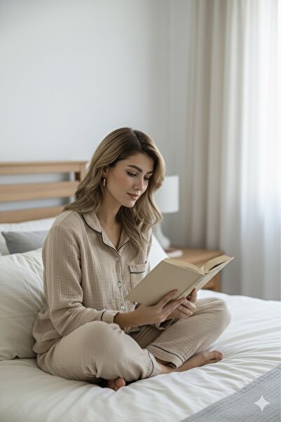 Cosibello Home Sofya Müslin Kadın Pijama Takımı