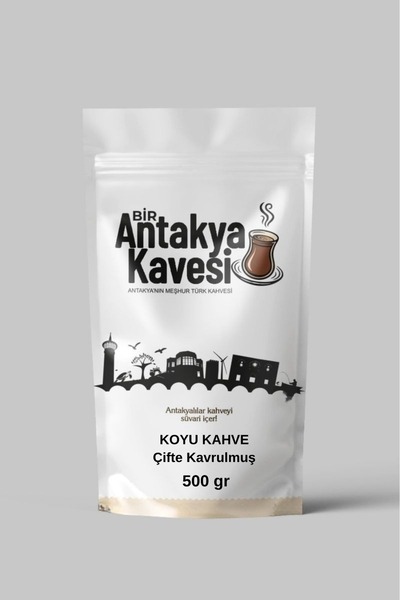 GÜZELYÜZ AVM Bir Antakya Kavesi 500 GR Koyu Türk Kahvesi Çifte Kavrulmuş Kahv...