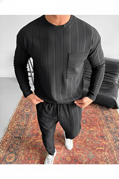 viperkombin Kışlık Alt Üst Takım Raporlu Ottoman Kumaş Sweat ve Pantolon